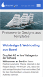 Mobile Screenshot of dropnet.ch
